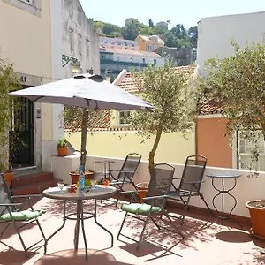 Apartament Costa Do Castelo Terrace, Em Rua Dos Lagares 8, Lizbona